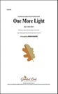 One More Light Audio File choral sheet music cover